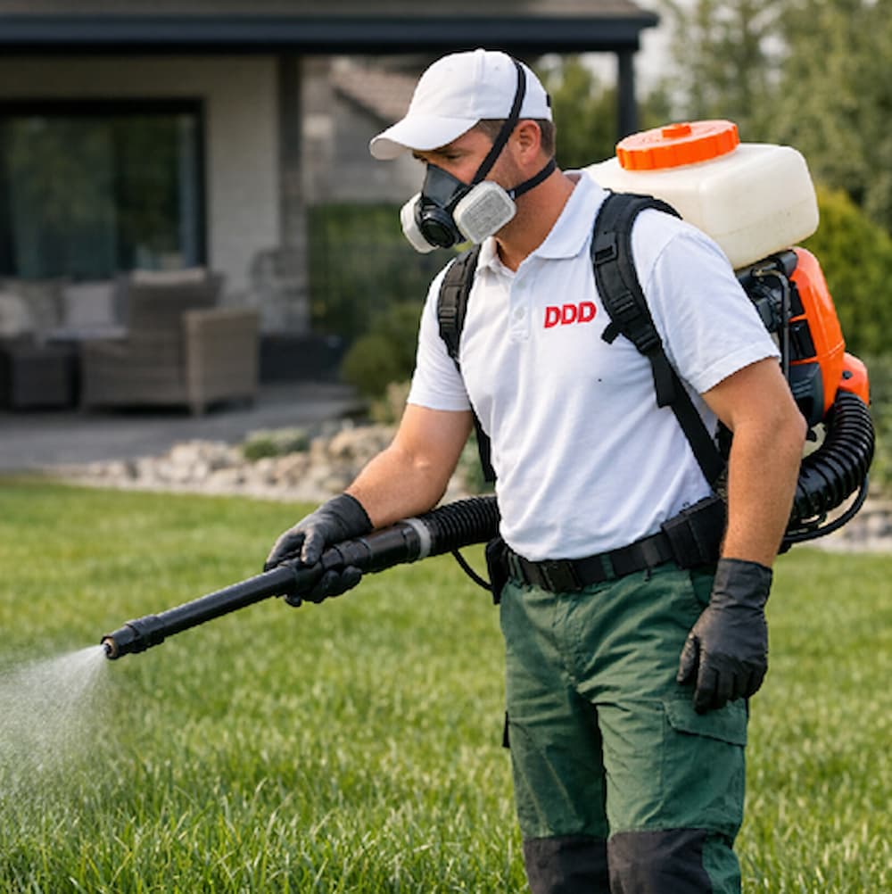 Profesjonalne zamgławianie ogrodu na kleszcze i komary przez firmę Pest Ekspert w Toruniu